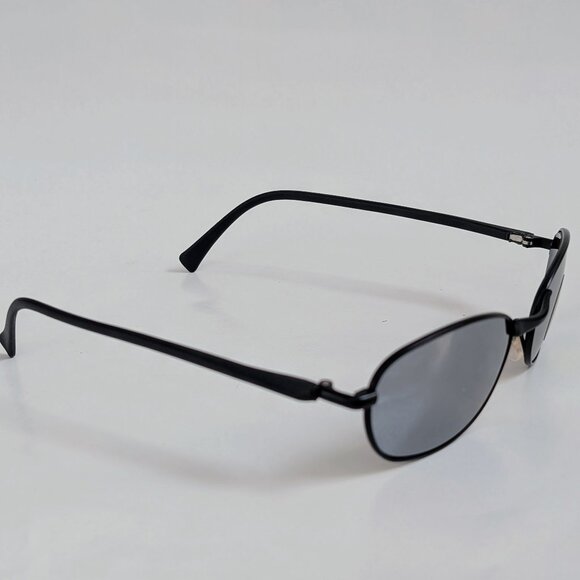 NWT Vintage 90's Rectangle Metal Combo Sport Sunglasses (M. Black) - Picture 2 of 5